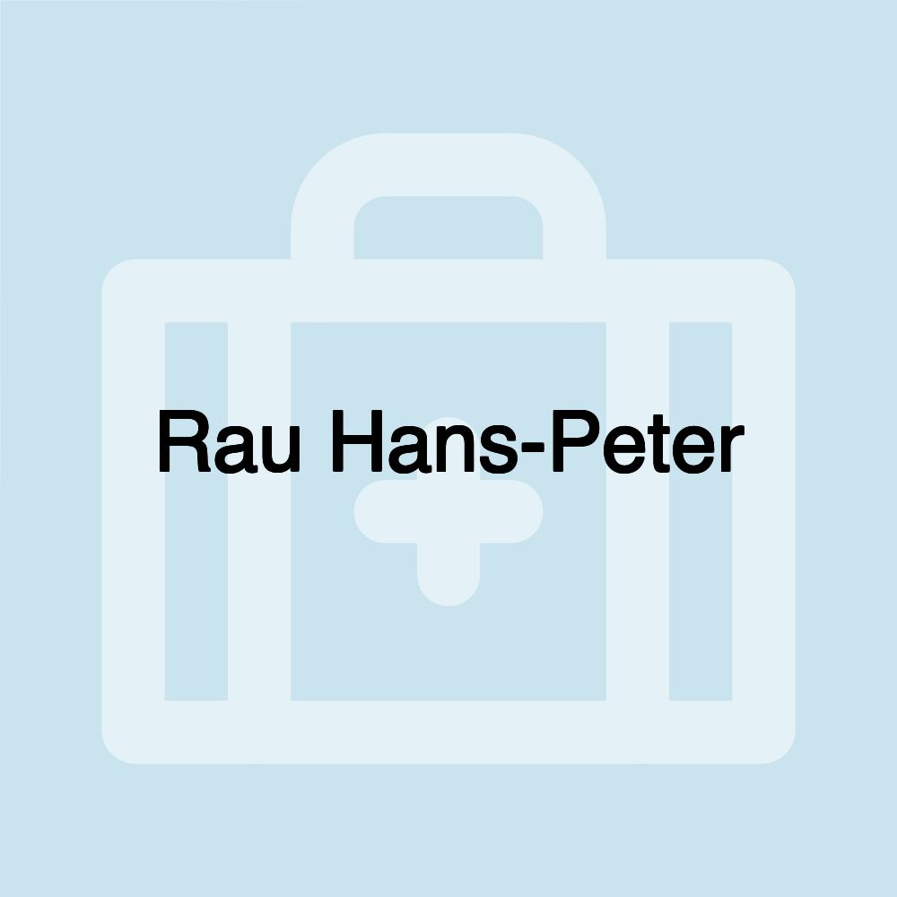 Rau Hans-Peter