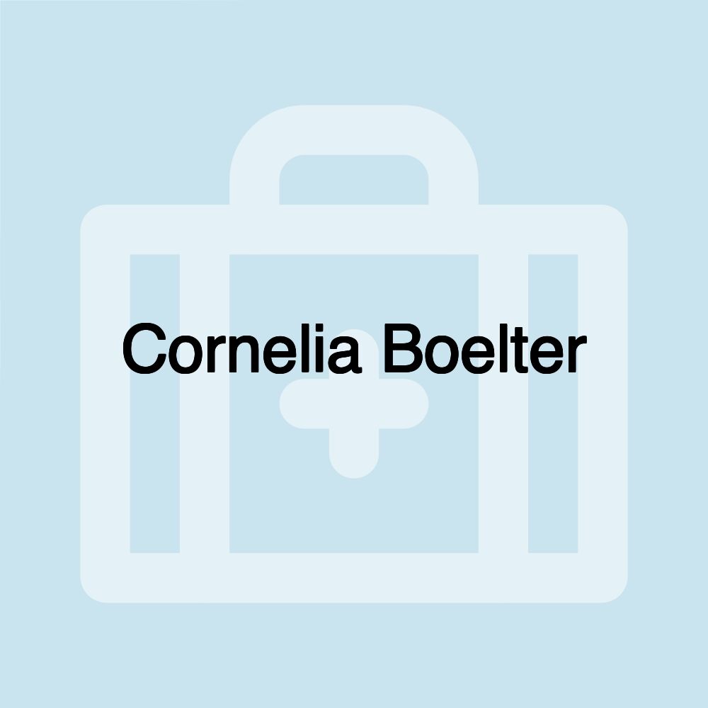 Cornelia Boelter