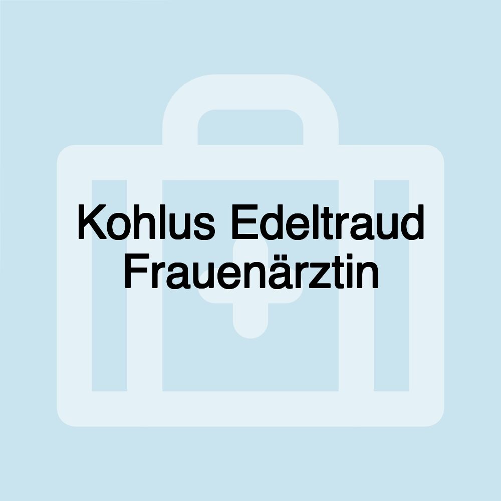 Kohlus Edeltraud Frauenärztin