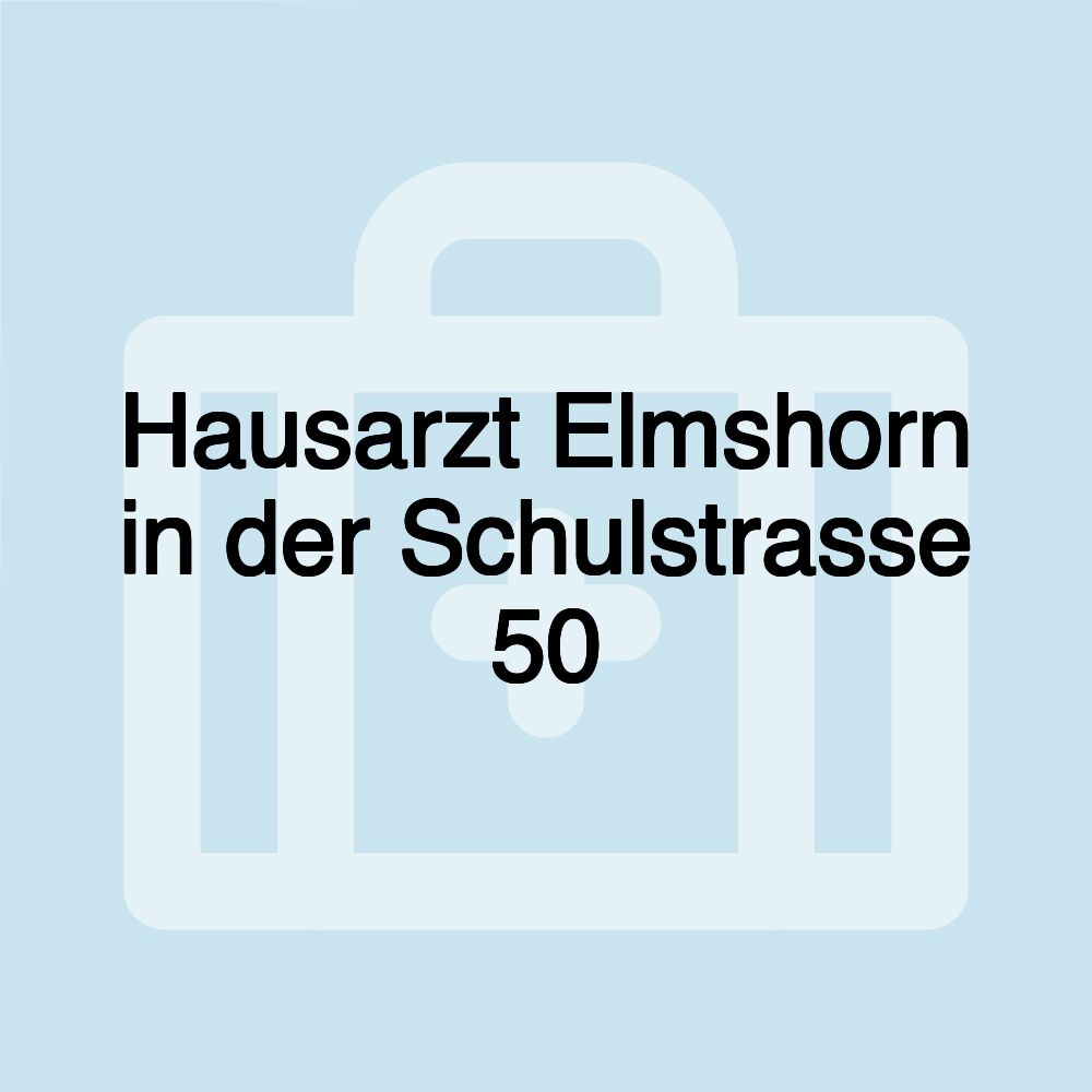 Hausarzt Elmshorn in der Schulstrasse 50