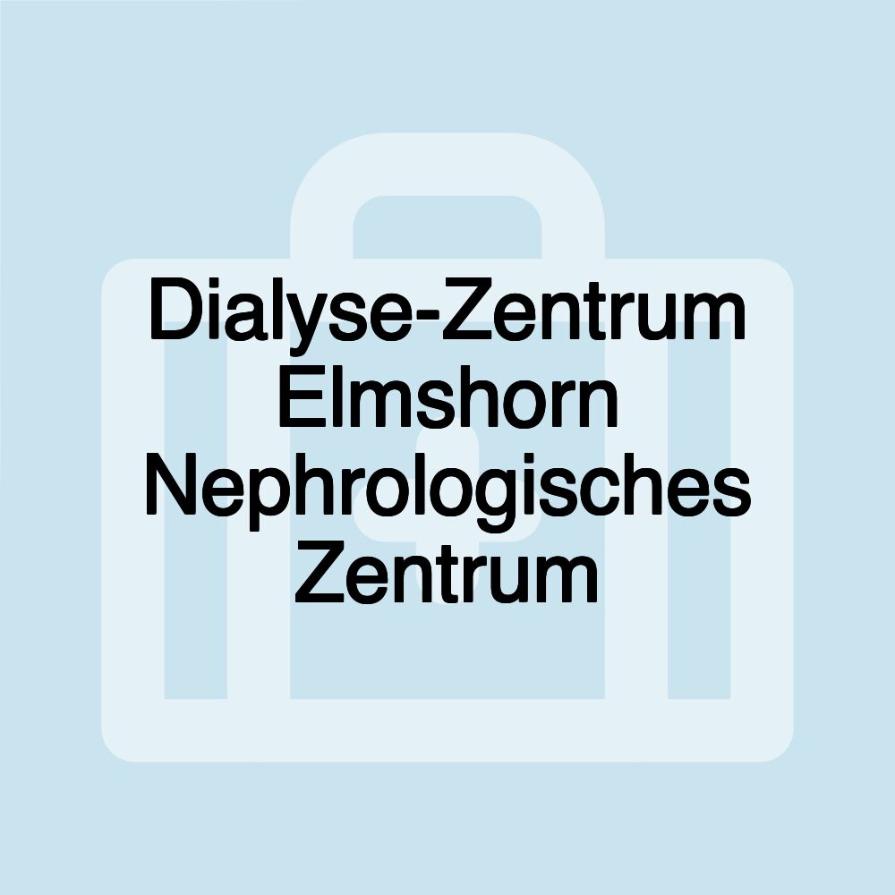 Dialyse-Zentrum Elmshorn Nephrologisches Zentrum