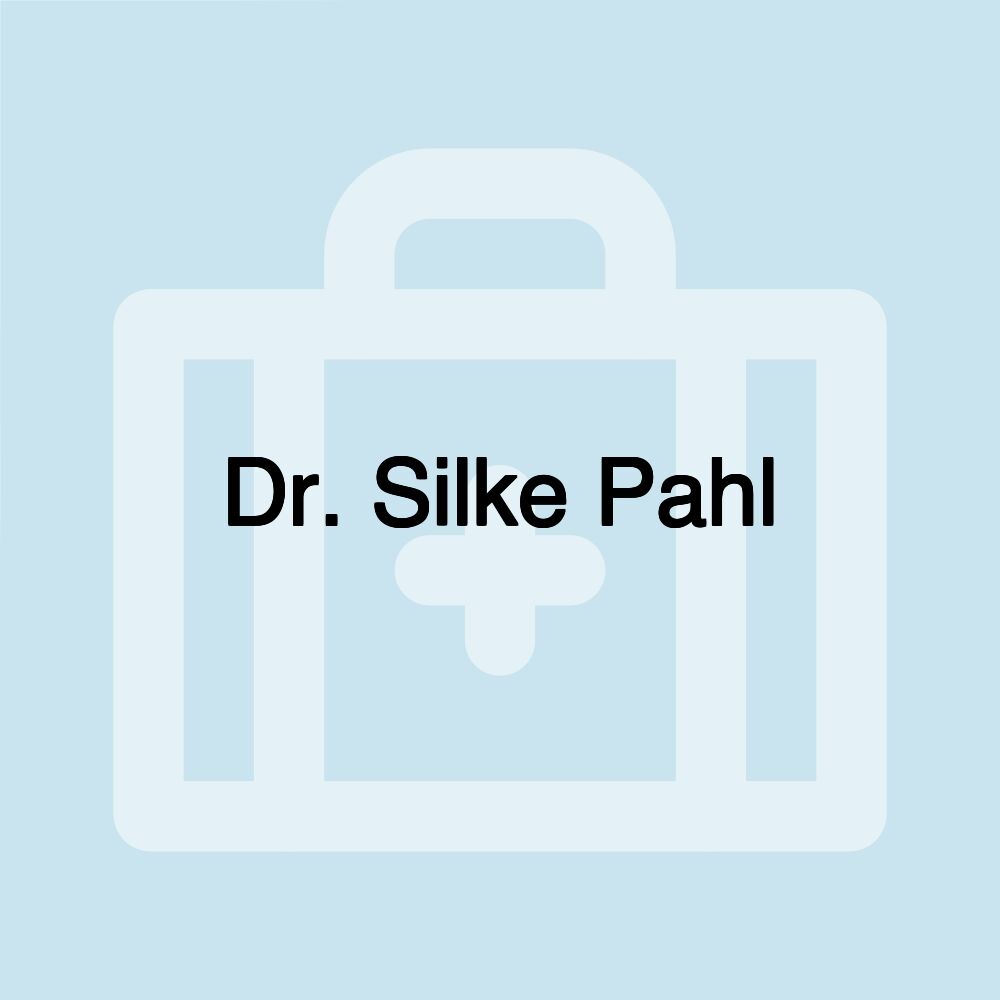 Dr. Silke Pahl