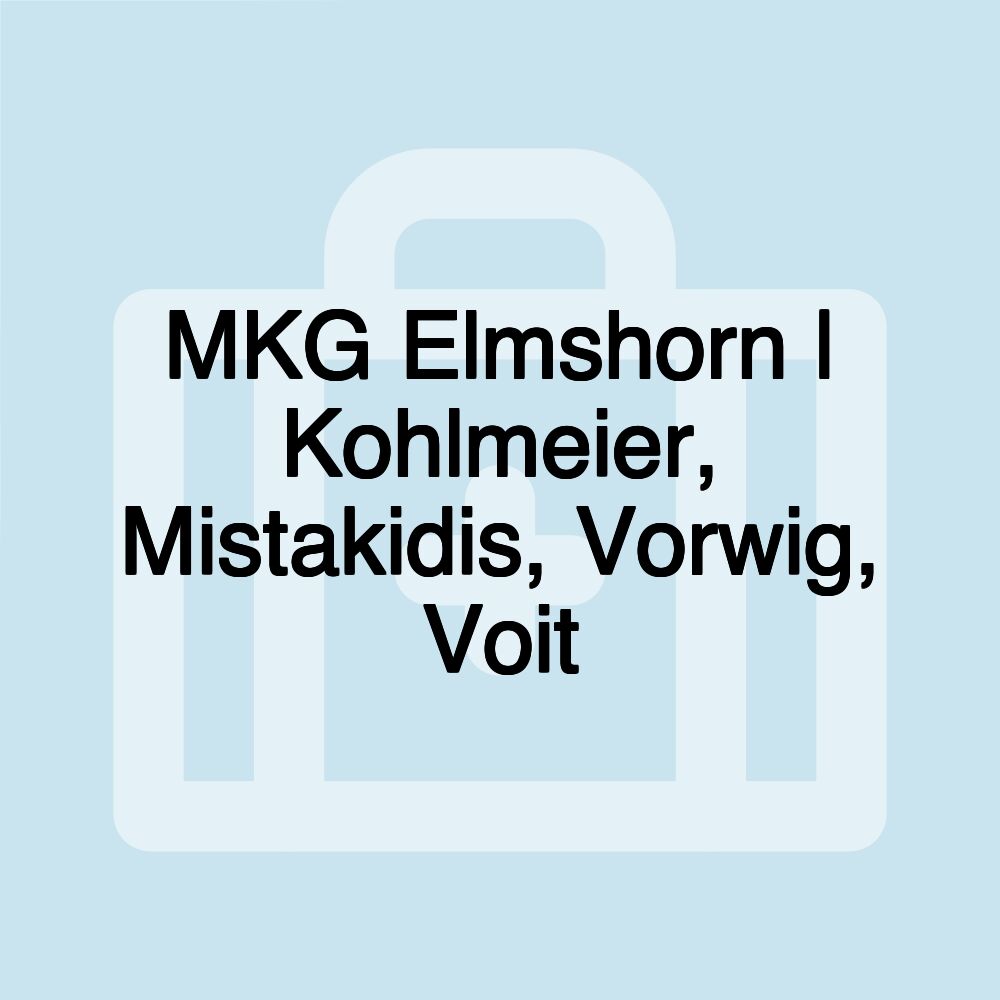 MKG Elmshorn | Kohlmeier, Mistakidis, Vorwig, Voit