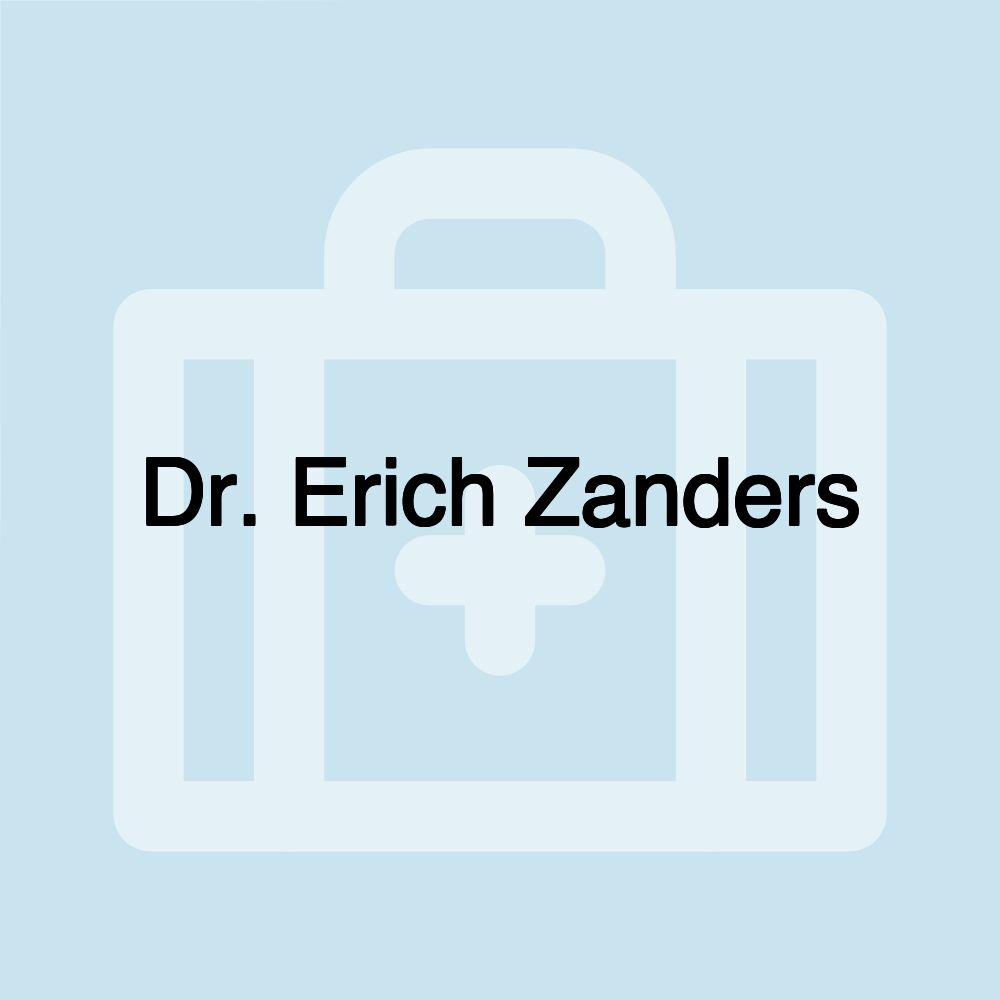 Dr. Erich Zanders