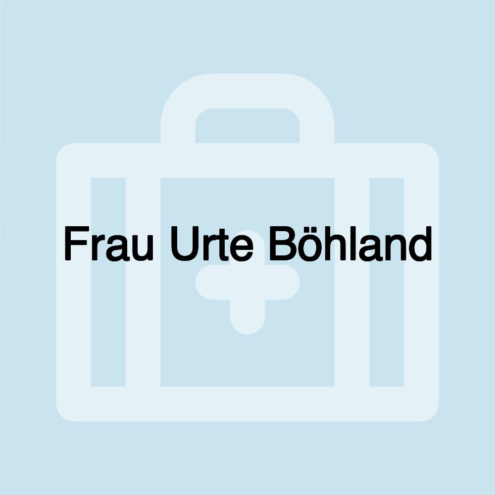 Frau Urte Böhland