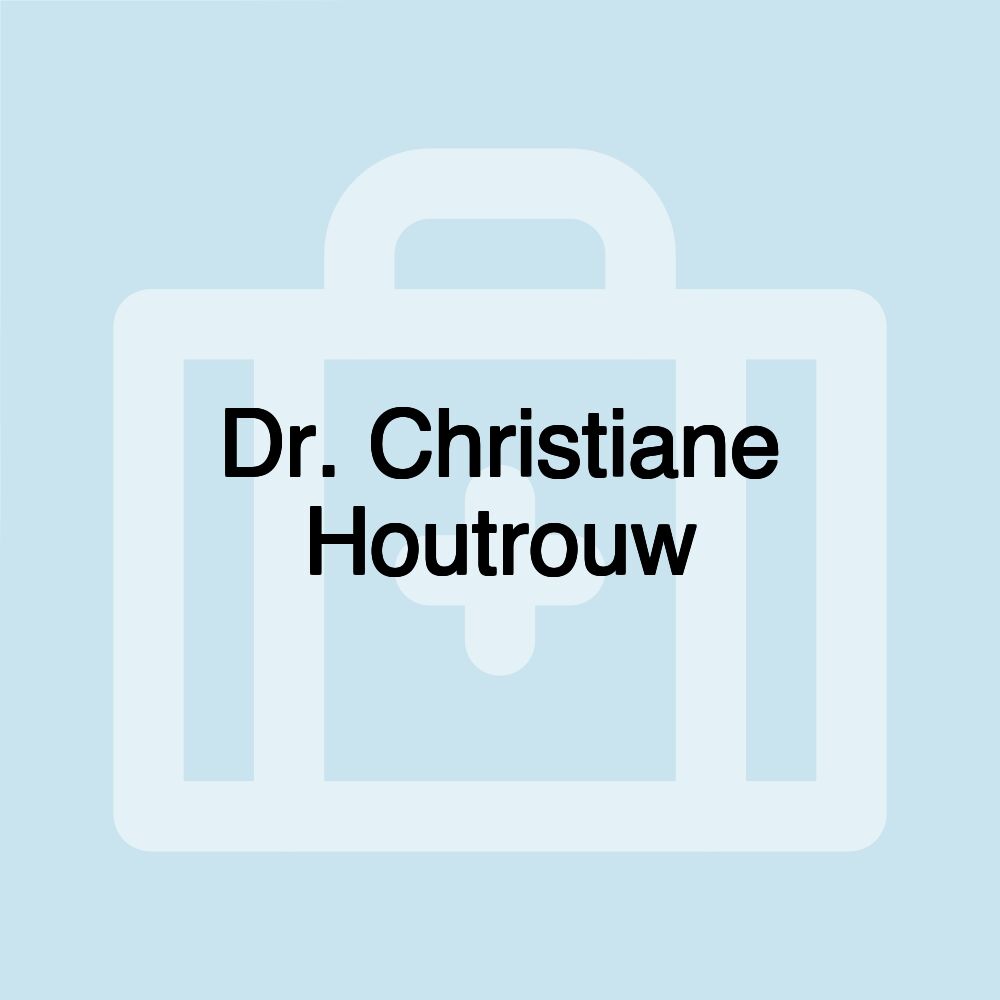 Dr. Christiane Houtrouw