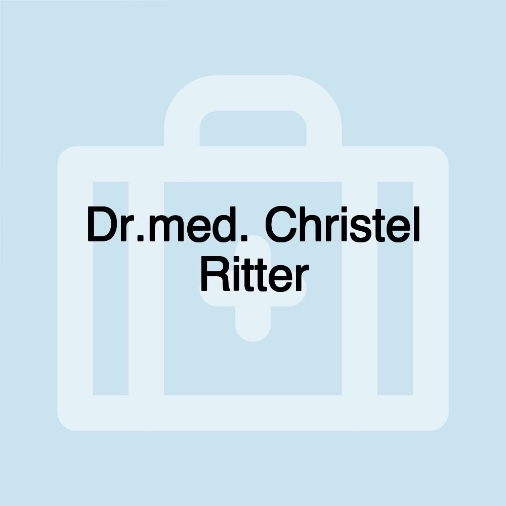 Dr.med. Christel Ritter