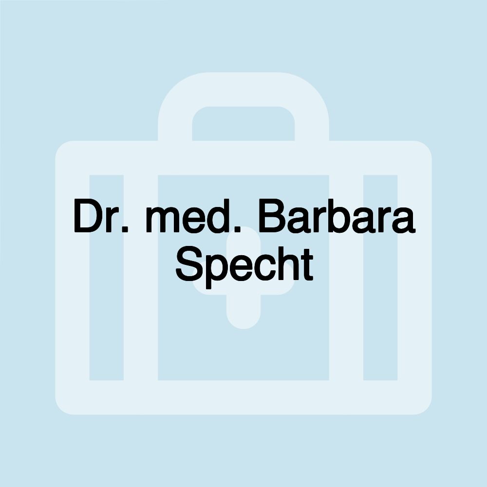 Dr. med. Barbara Specht