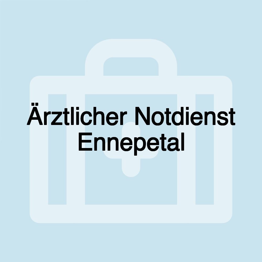 Ärztlicher Notdienst Ennepetal