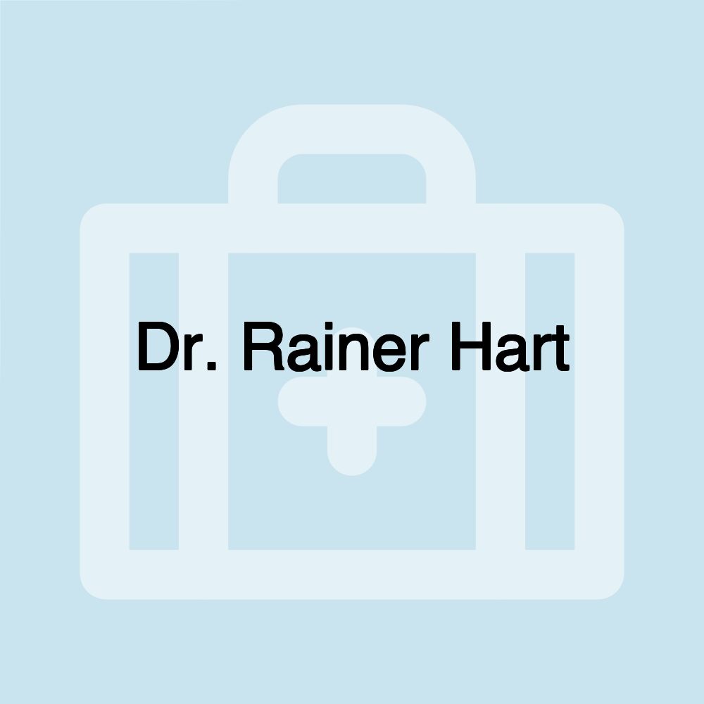 Dr. Rainer Hart