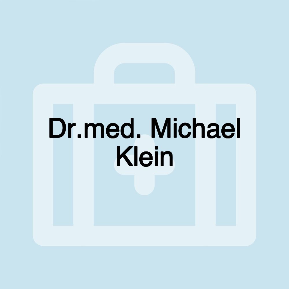 Dr.med. Michael Klein