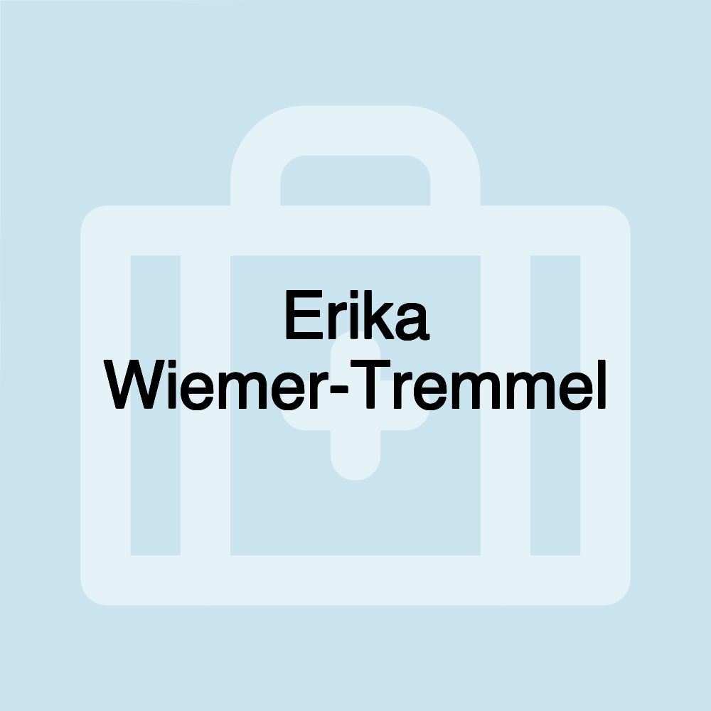 Erika Wiemer-Tremmel