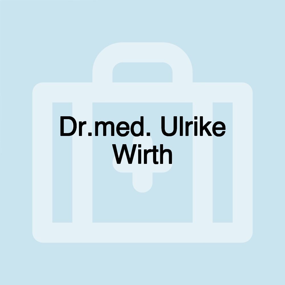 Dr.med. Ulrike Wirth