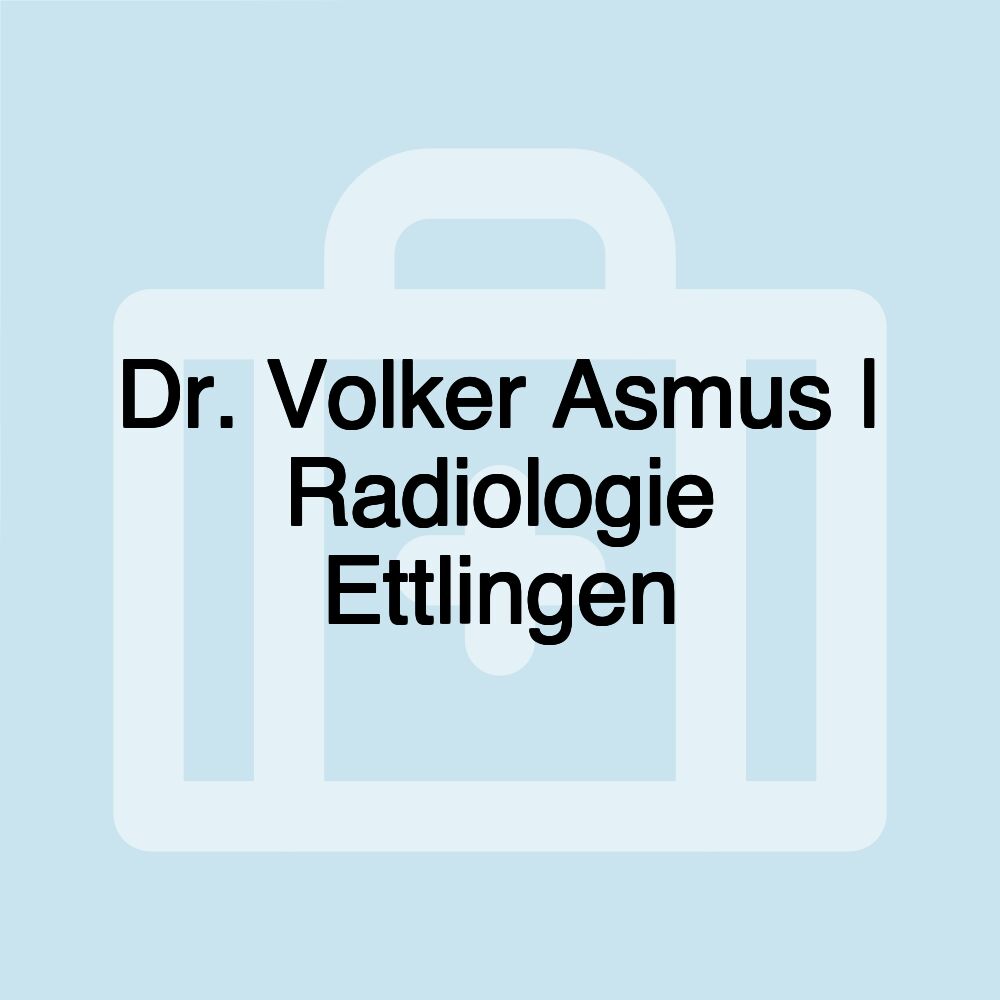 Dr. Volker Asmus | Radiologie Ettlingen