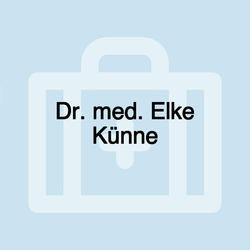 Dr. med. Elke Künne