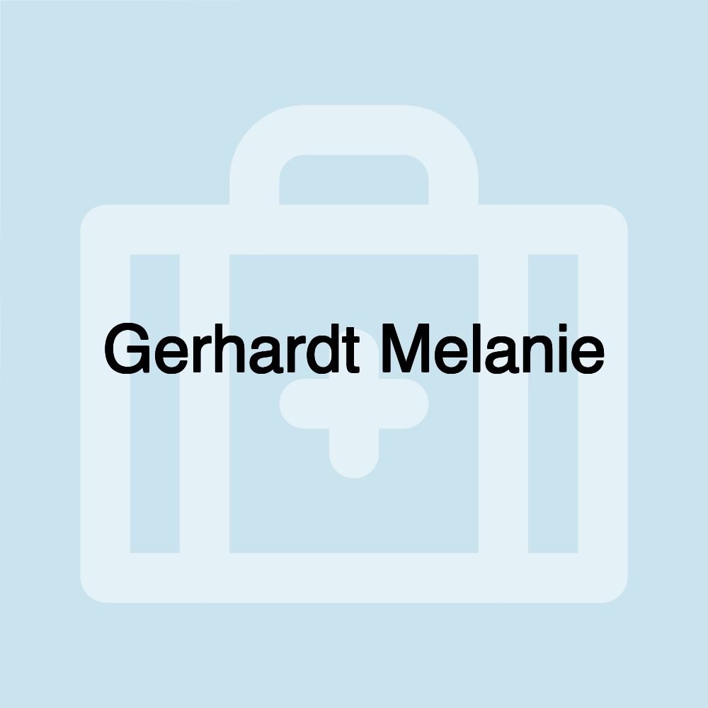 Gerhardt Melanie