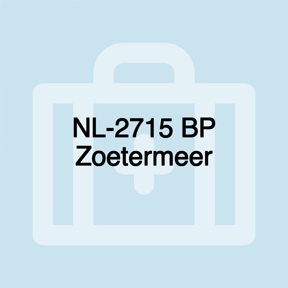 NL-2715 BP Zoetermeer