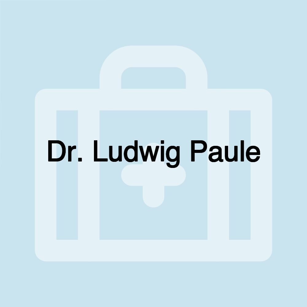 Dr. Ludwig Paule