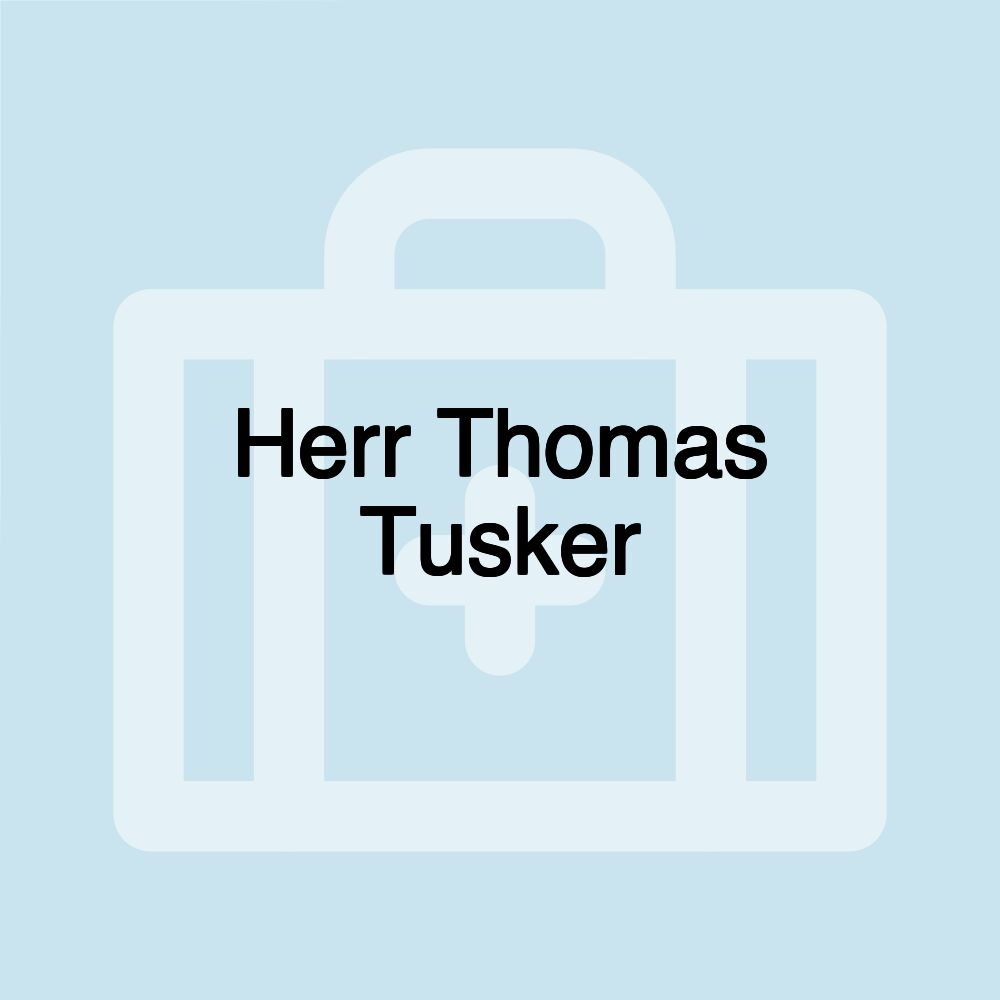 Herr Thomas Tusker