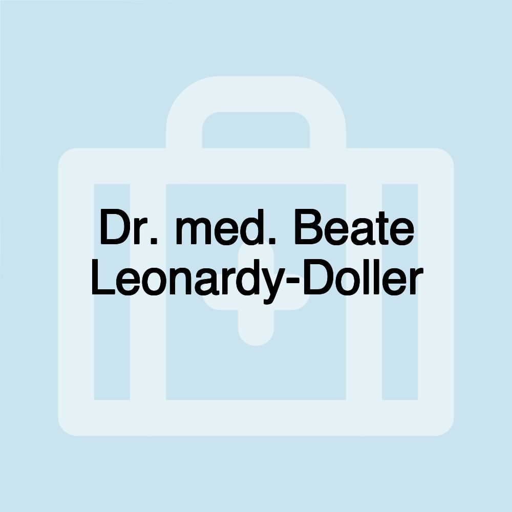 Dr. med. Beate Leonardy-Doller