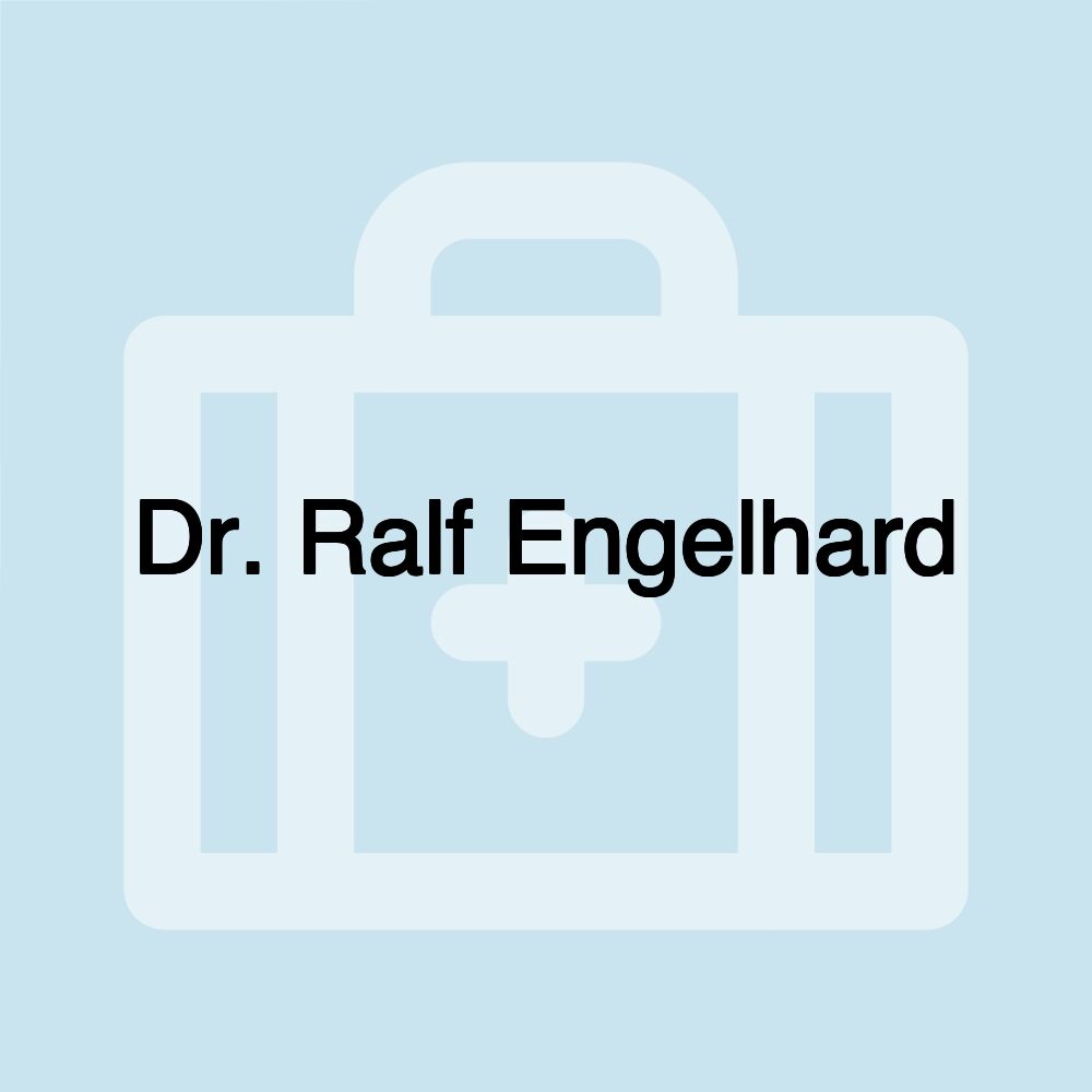 Dr. Ralf Engelhard