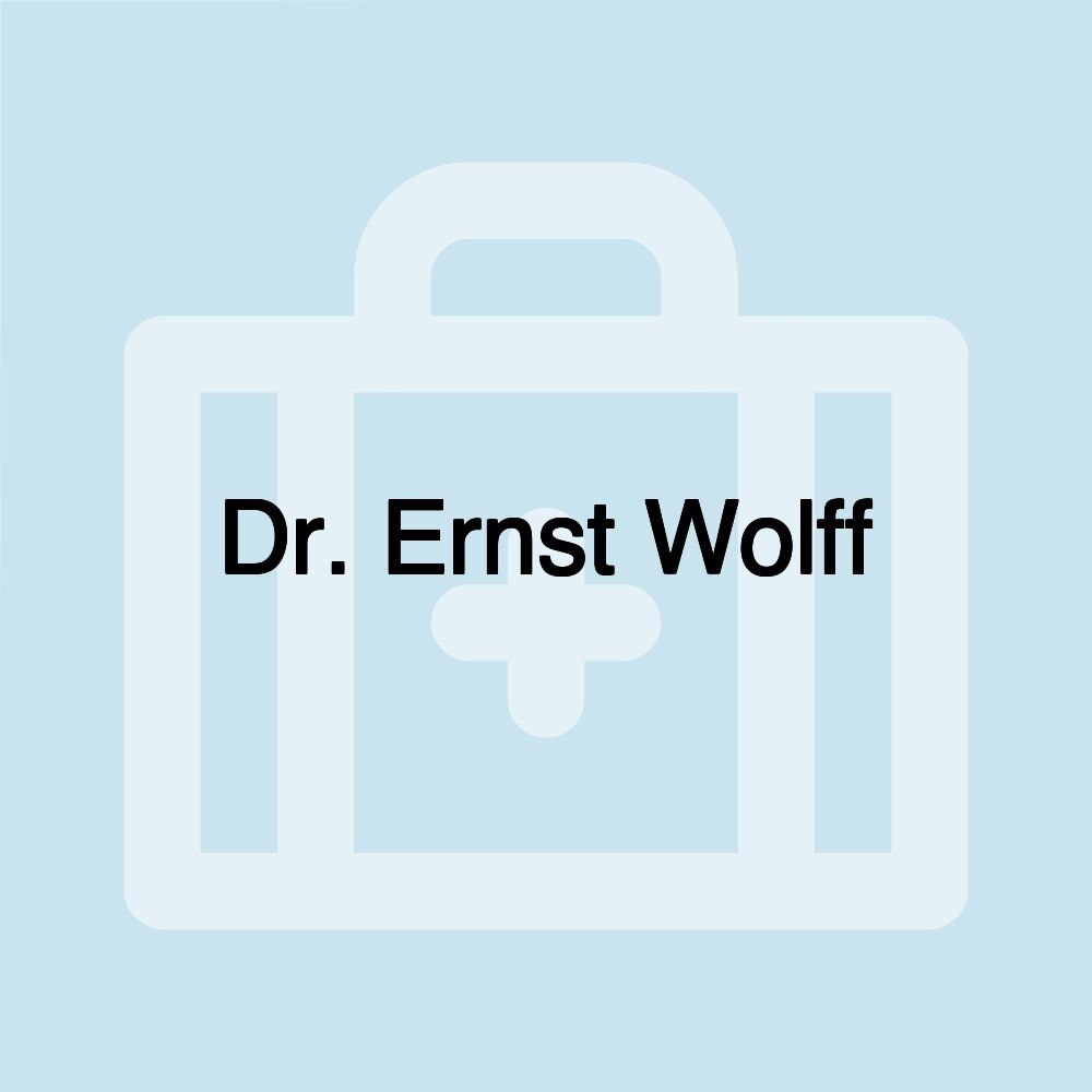 Dr. Ernst Wolff