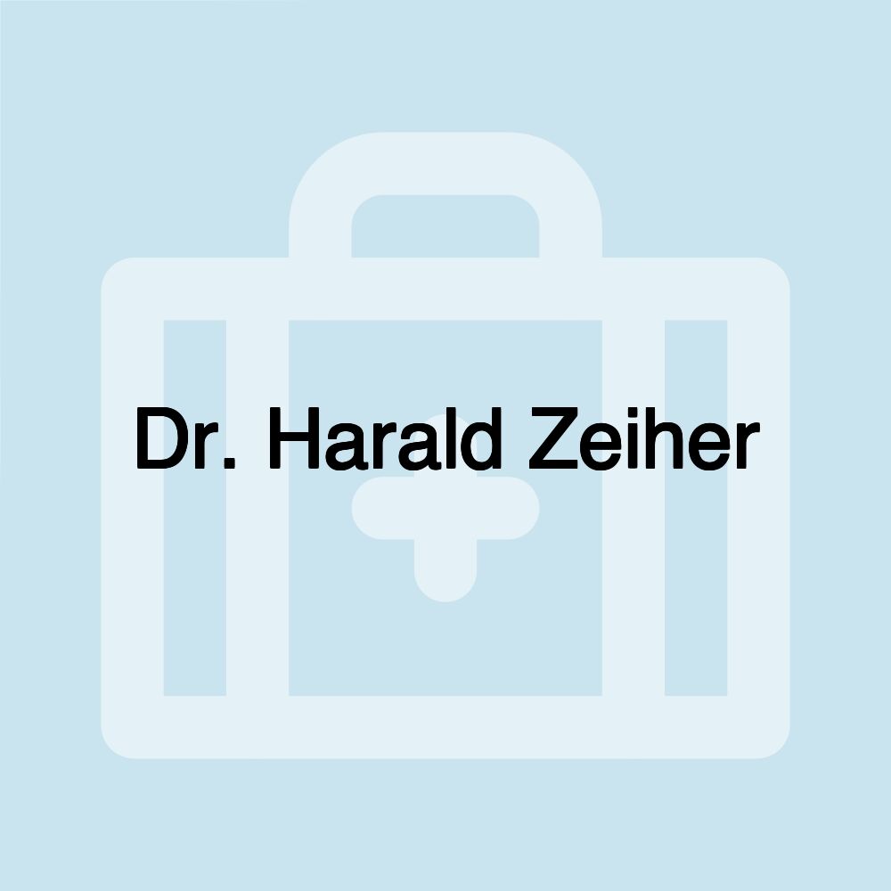 Dr. Harald Zeiher