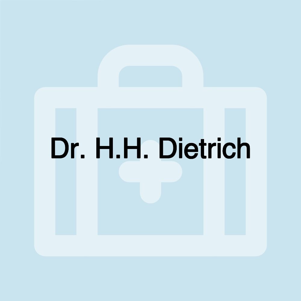 Dr. H.H. Dietrich