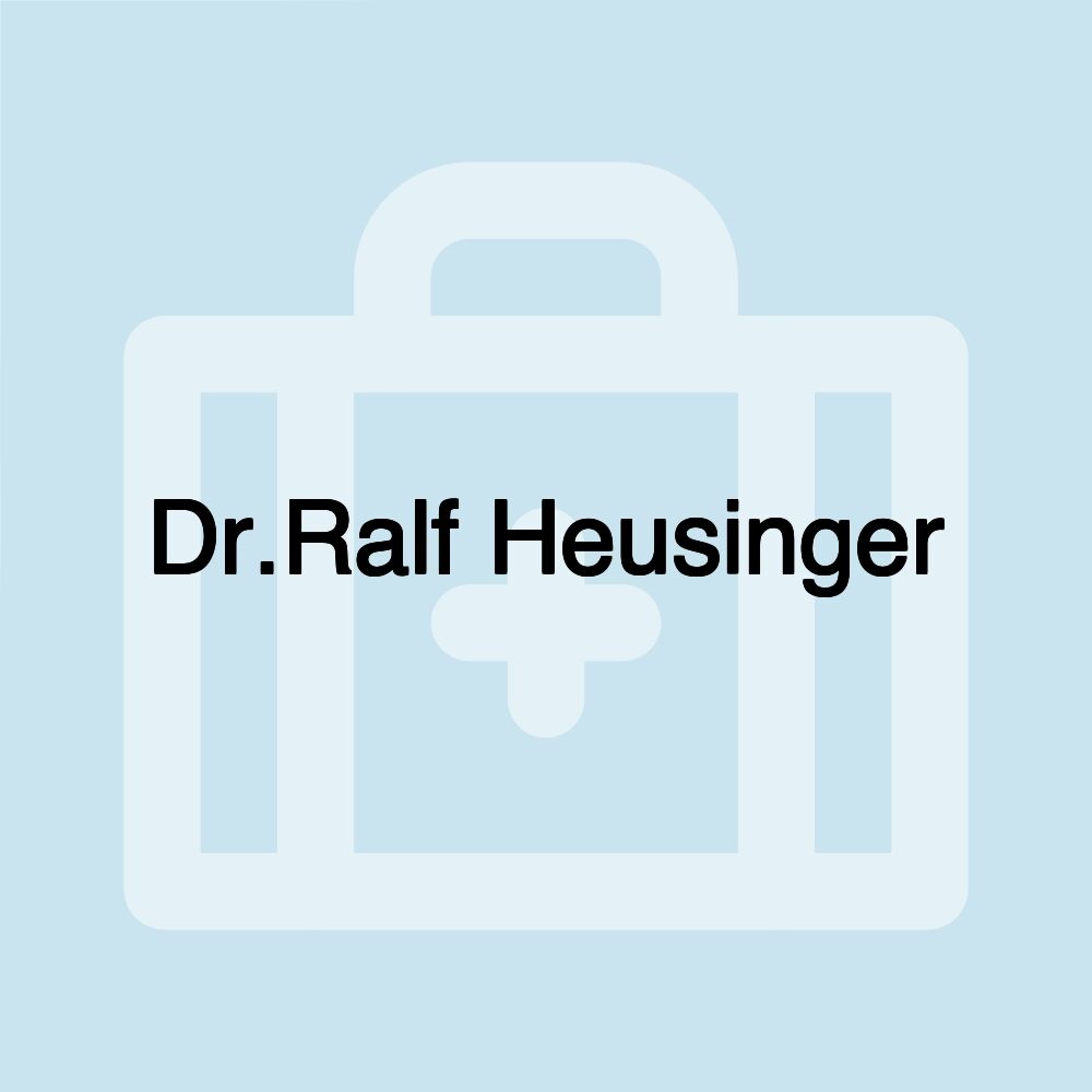 Dr.Ralf Heusinger