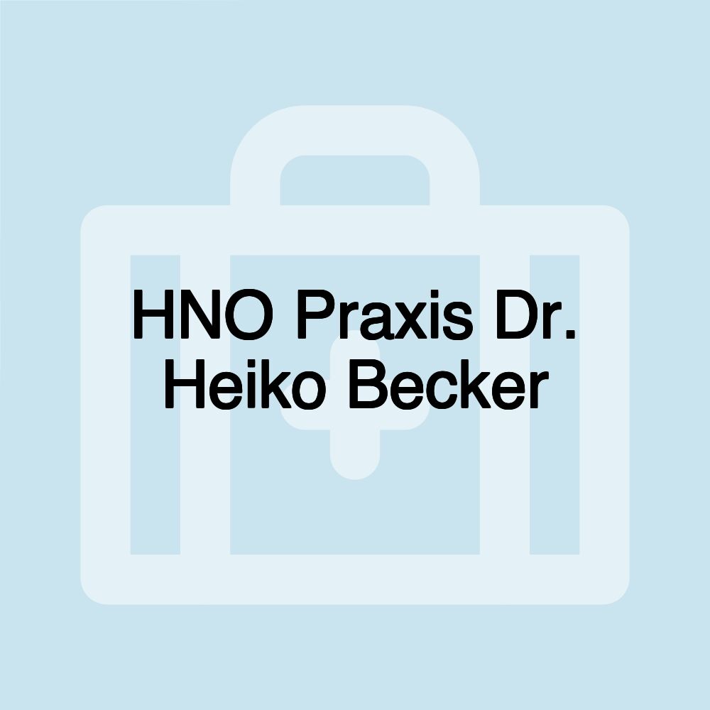 HNO Praxis Dr. Heiko Becker