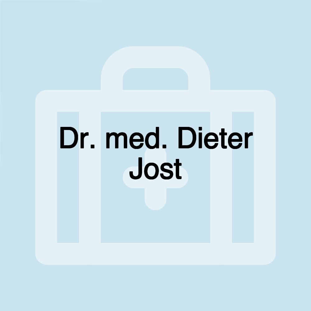 Dr. med. Dieter Jost