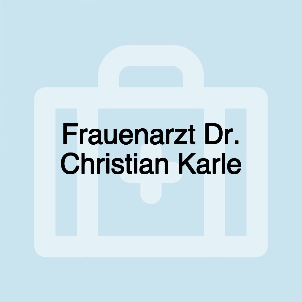 Frauenarzt Dr. Christian Karle