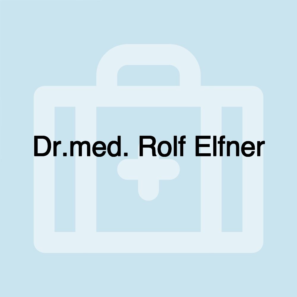 Dr.med. Rolf Elfner