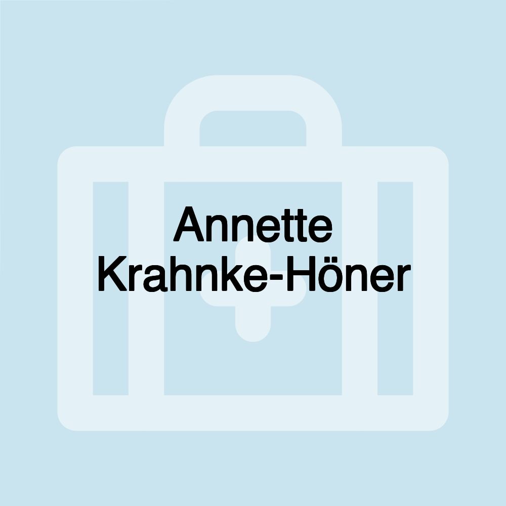 Annette Krahnke-Höner