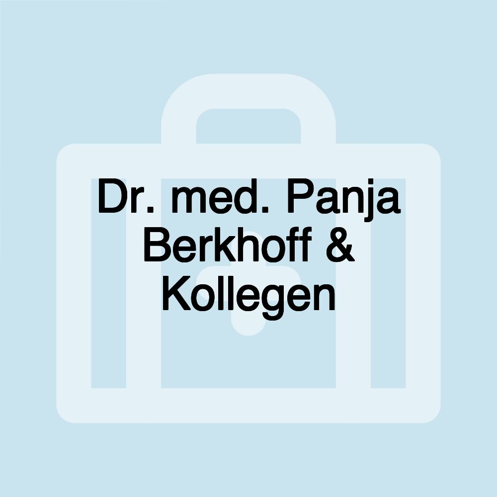 Dr. med. Panja Berkhoff & Kollegen