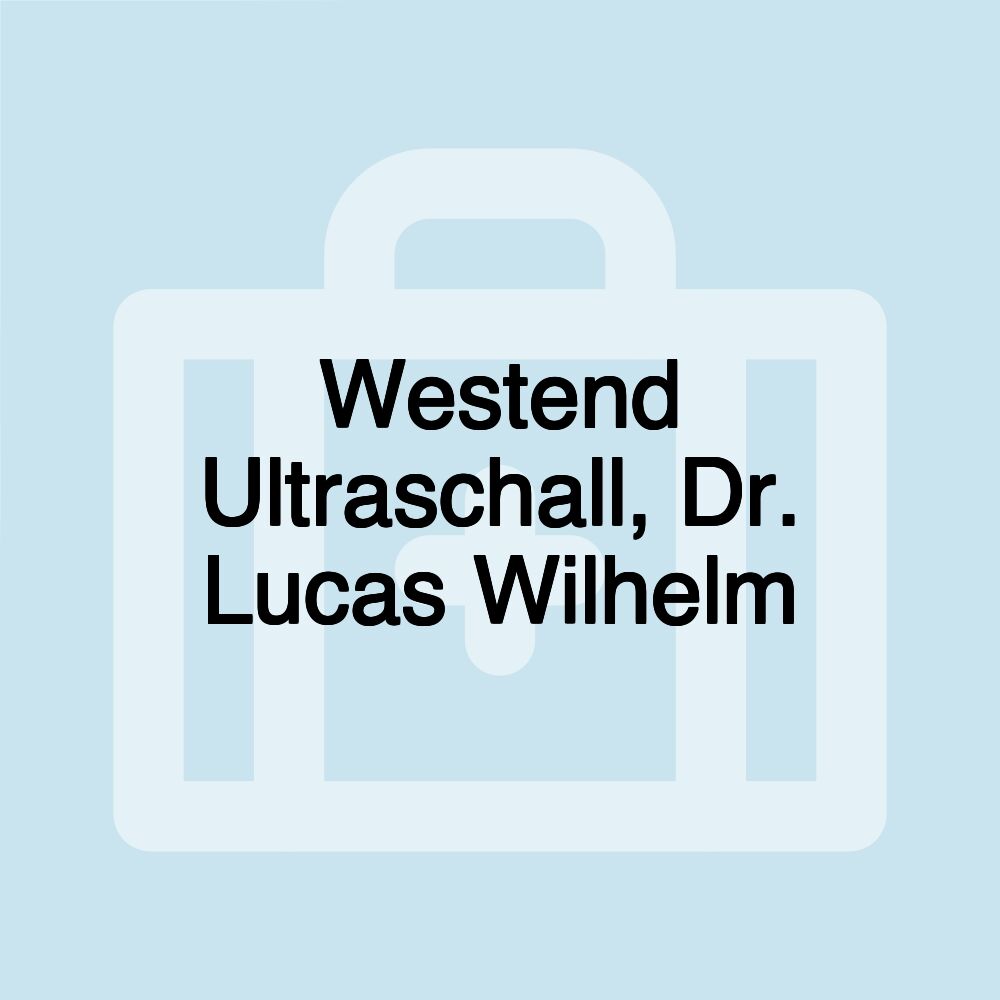 Westend Ultraschall, Dr. Lucas Wilhelm