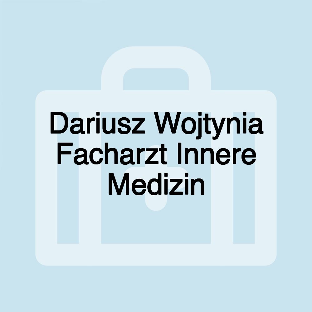 Dariusz Wojtynia Facharzt Innere Medizin