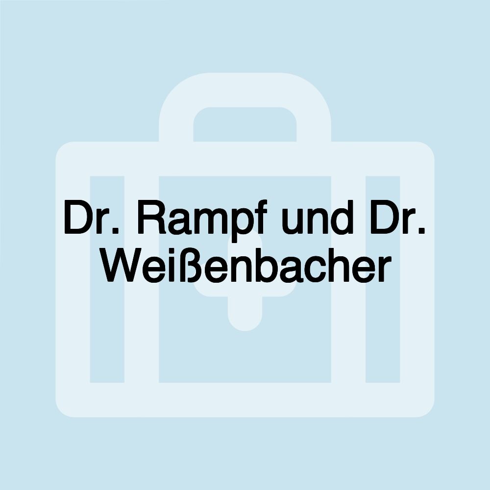 Dr. Rampf und Dr. Weißenbacher