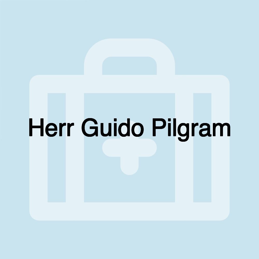 Herr Guido Pilgram