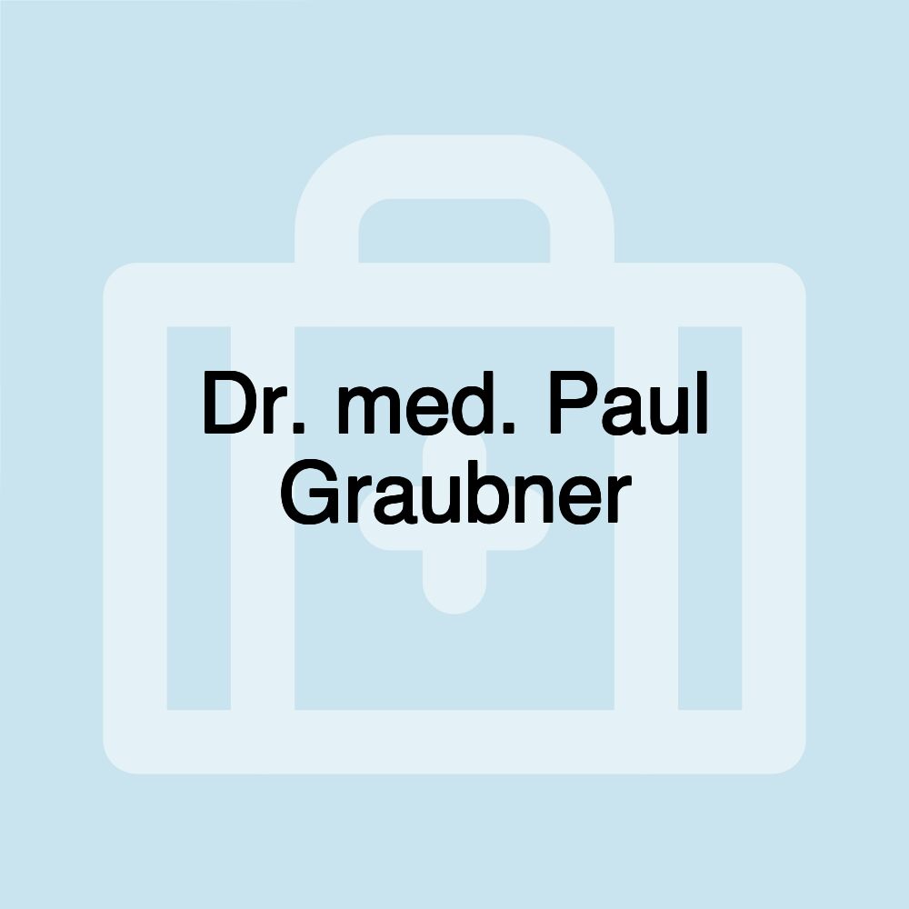 Dr. med. Paul Graubner