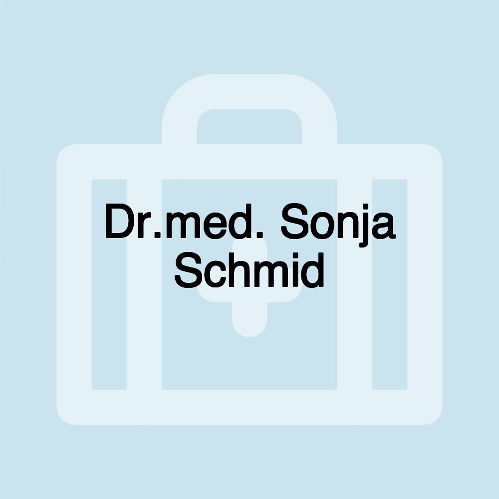 Dr.med. Sonja Schmid