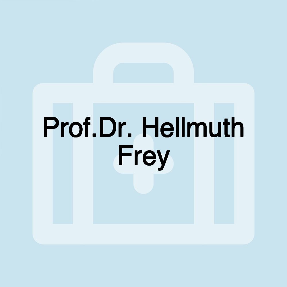 Prof.Dr. Hellmuth Frey