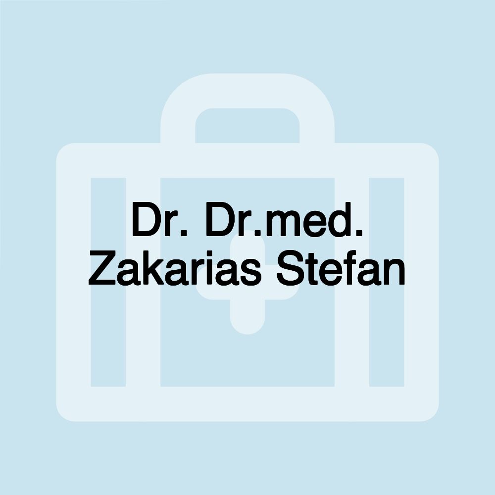 Dr. Dr.med. Zakarias Stefan