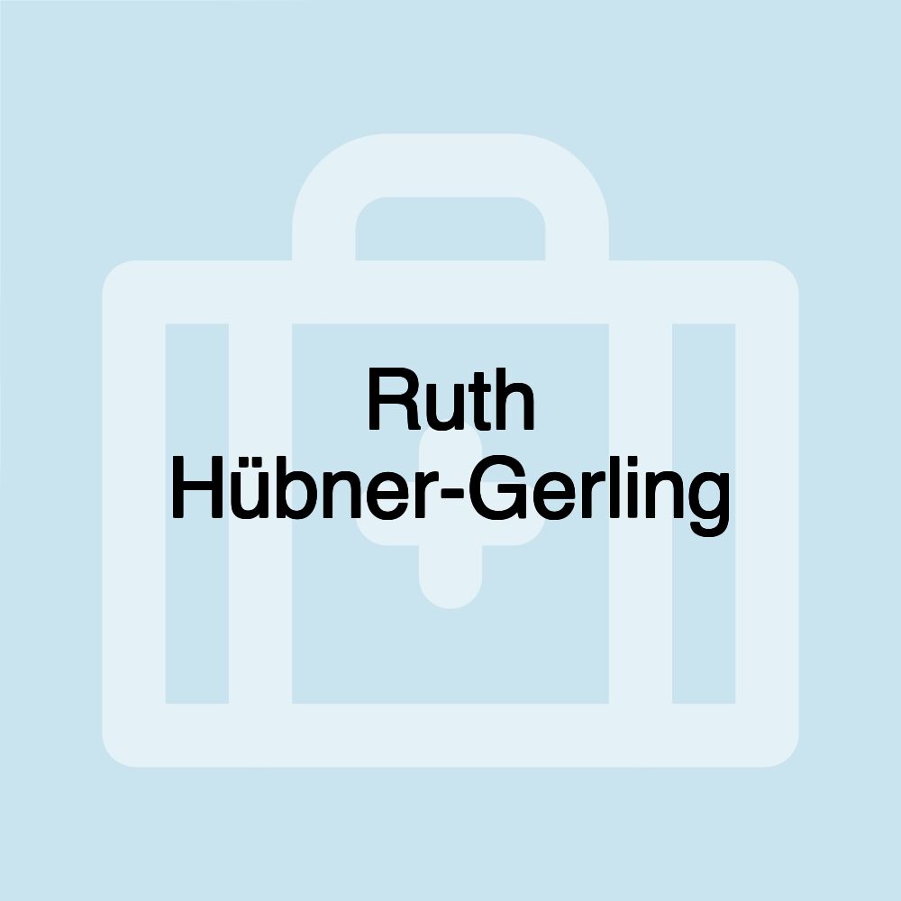 Ruth Hübner-Gerling