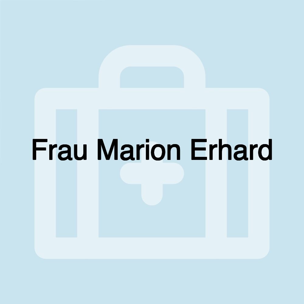 Frau Marion Erhard