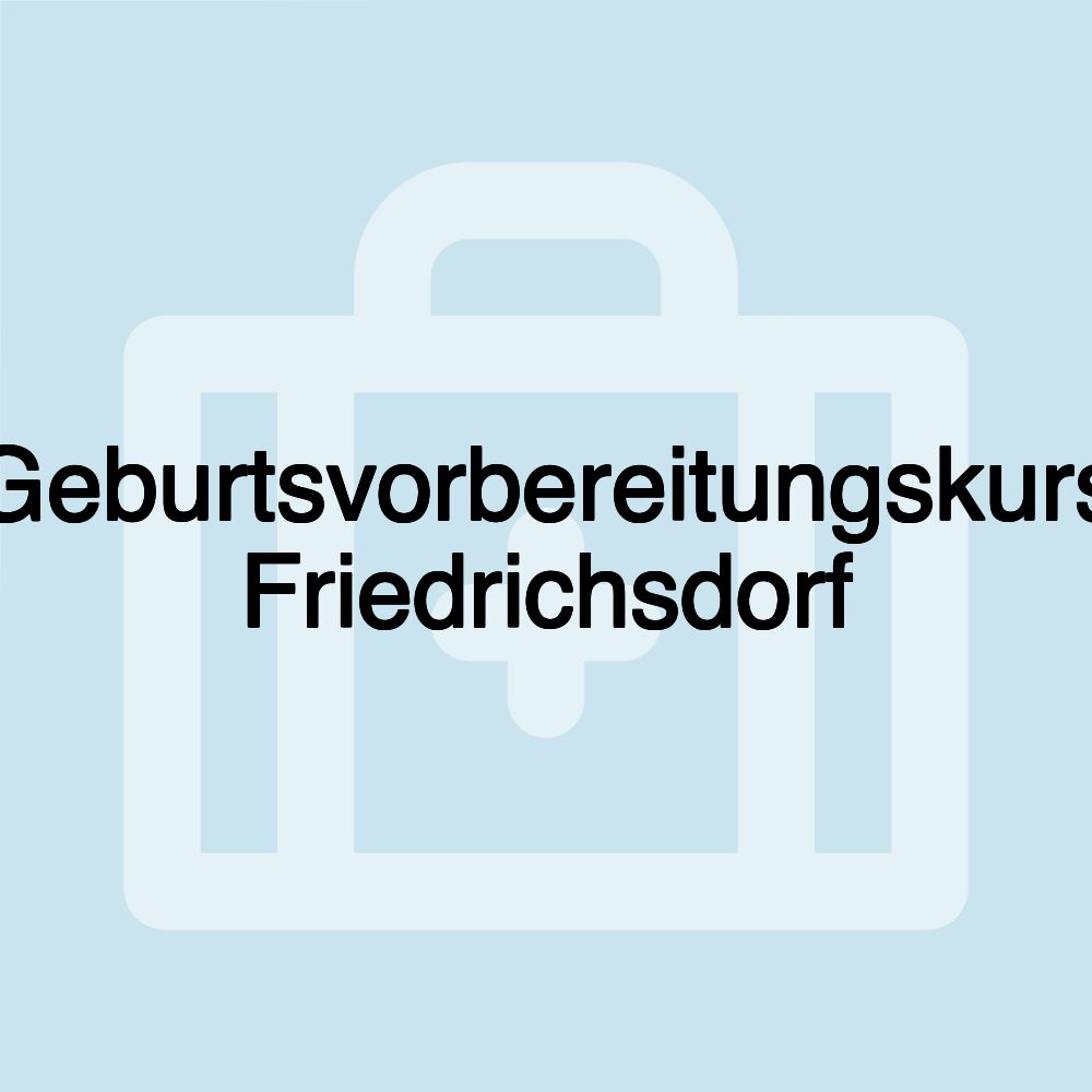 Geburtsvorbereitungskurs Friedrichsdorf