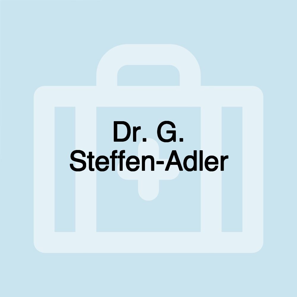 Dr. G. Steffen-Adler