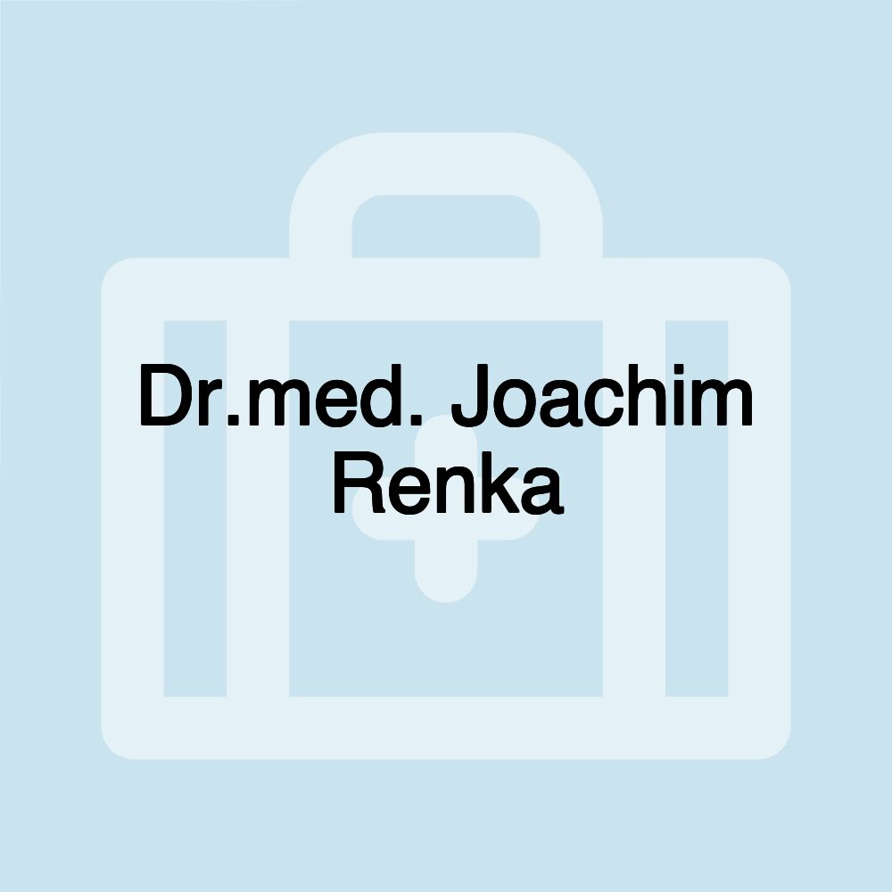 Dr.med. Joachim Renka