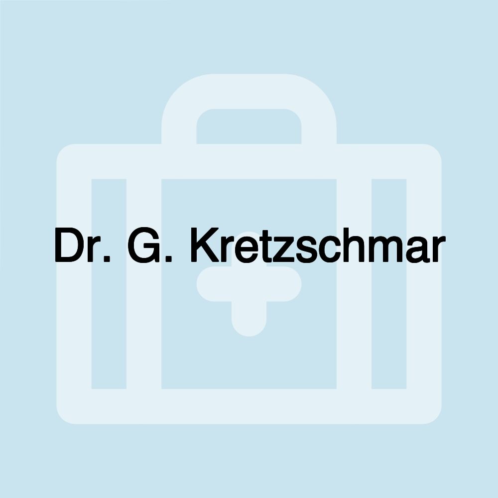 Dr. G. Kretzschmar