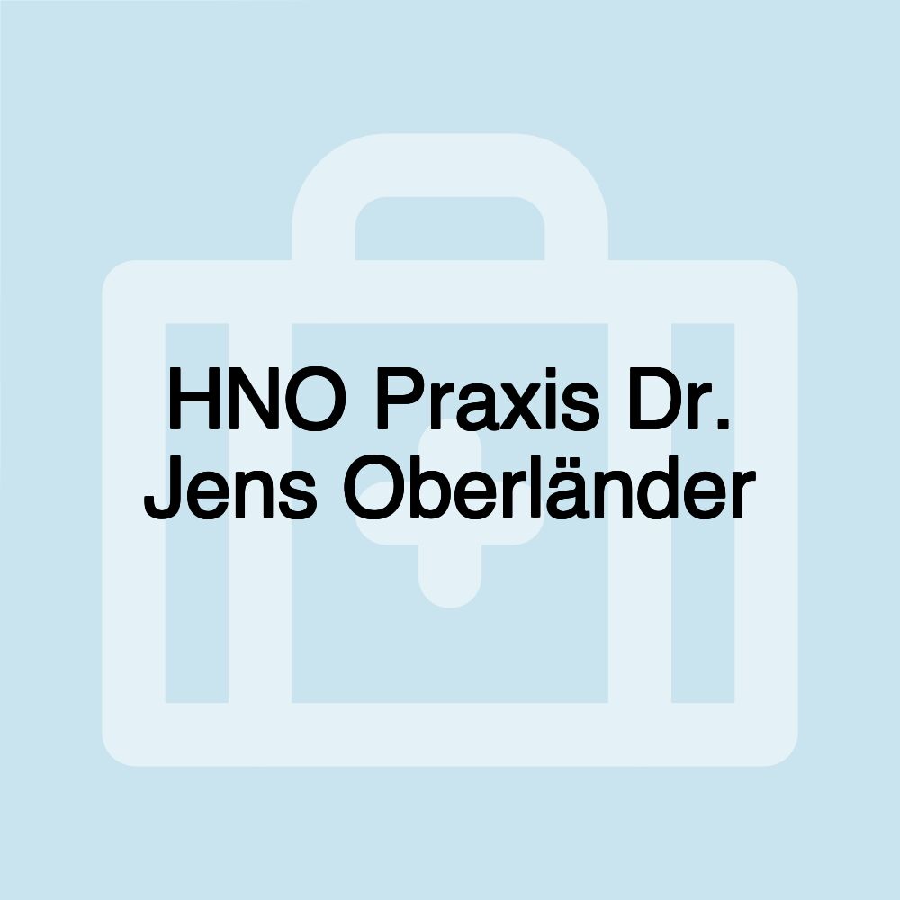 HNO Praxis Dr. Jens Oberländer